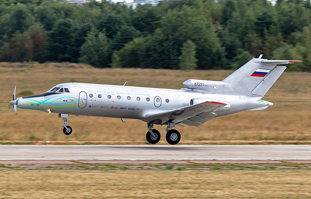 Elektrikli Rus Yak-40LL, MAKS-2021’de ilk uçuşunu  yaptı