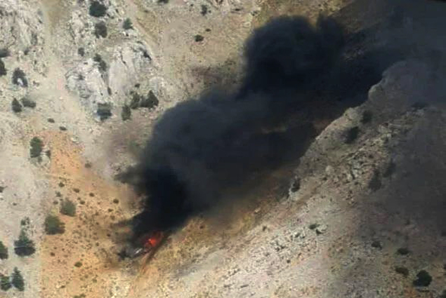 Kahramanmaraş’ta Beriev Be-200 yangın uçağı düştü
