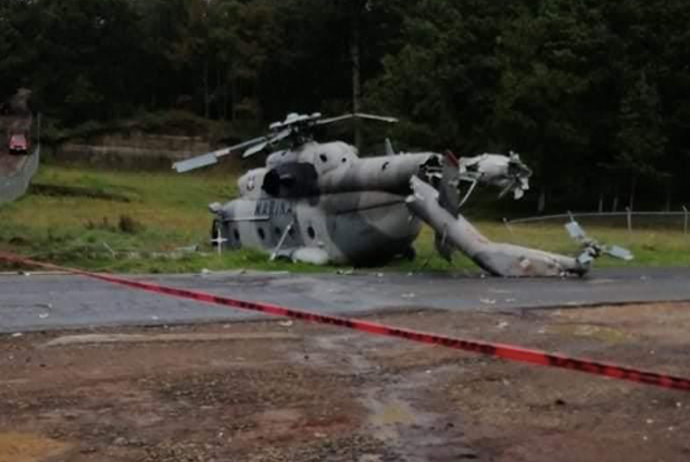 Meksika’da Mi-17 inişte kırıma uğradı
