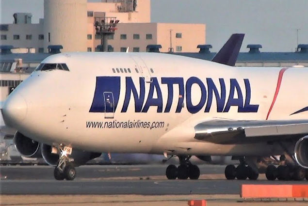 National Airlines’ın B747-400’ü Tokyo’ya acil indi