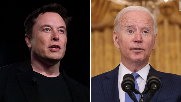 Elon Mask, “Joe Biden hala uyuyor”