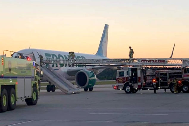Frontier Havayolları’nın A320neo’su acil indi