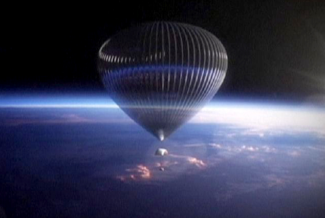 Balonla uzay gezisi 50 bin dolar