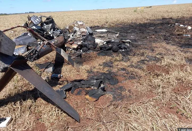 Brezilya Punta Pora’da uyuşturucu taşıyan helikopter düştü