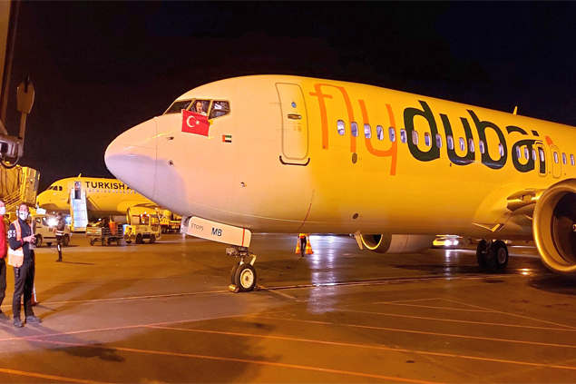 Ankara Esenboğa flydubai’nin ilk uçuşunu karşıladı