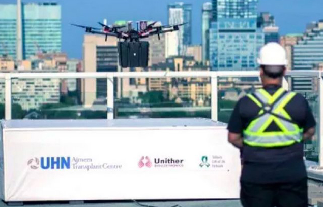 Drone ilk kez Akciğer naklinde kullanıldı