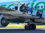Transavia uçağının Schiphol Havalimanı’nda lastikleri alev aldı