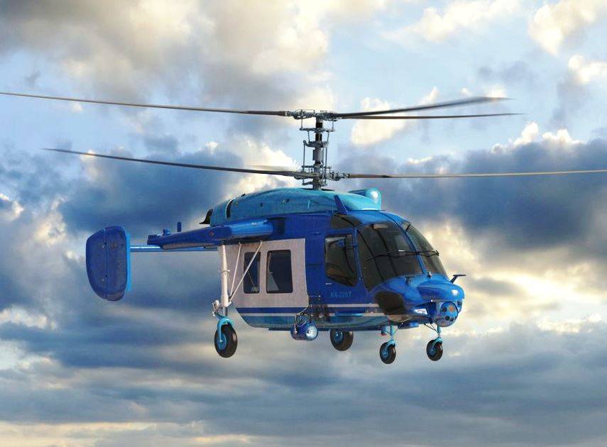 Hafif helikopter Ka-226T ilk uçuşunda