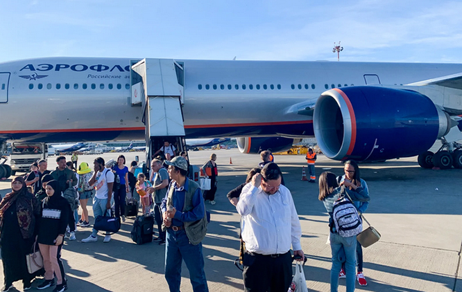Aeroflot, göçmen açıklaması yaptı