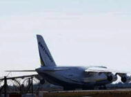 An-124, Güney Kıbrıs’ta pistte kaldı