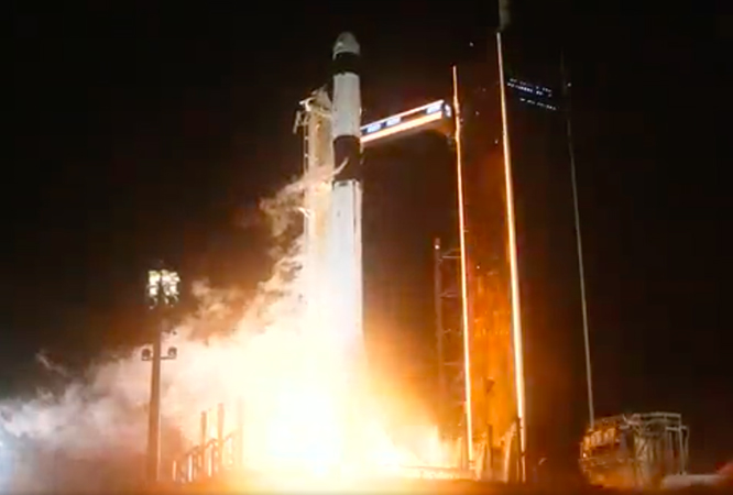 Crew Dragon, ISS’deki görevi için yola çıktı