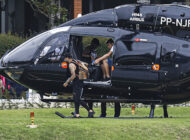 Neymar antremana helikopteriyle geldi