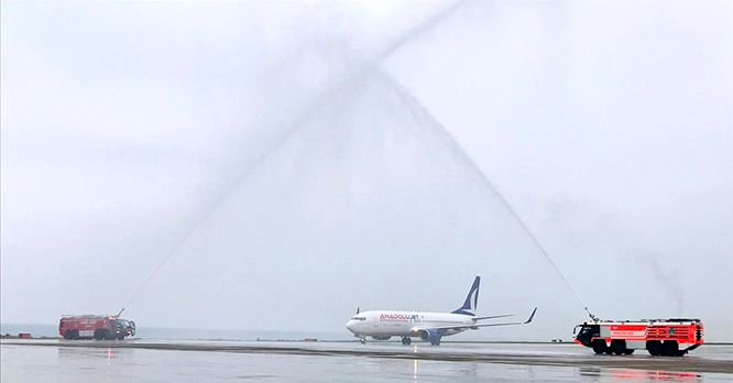 Anadolujet, Trabzon-Diyarbakır uçuşlarına başladı