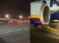 Ryanair’in uçağını takside büyük tehlike atlattı