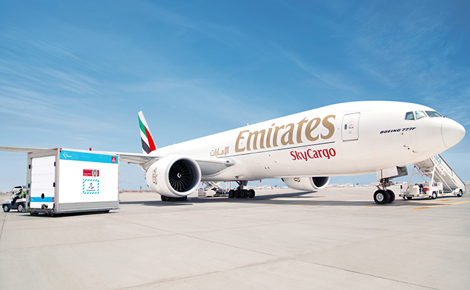 Emirates SkyCargo, 600 milyon adet COVID-19 aşısı taşıdı