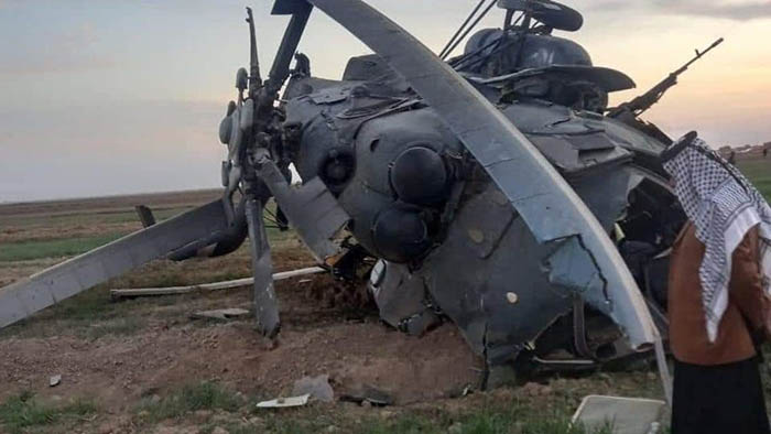 Irak’ta Mi-17 inişte kırıma uğradı
