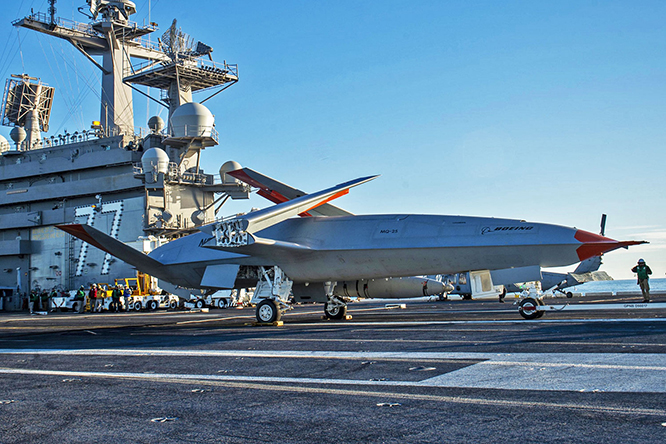 MQ-25 Stingray, ilk gemi testini başarıyla tamamladı