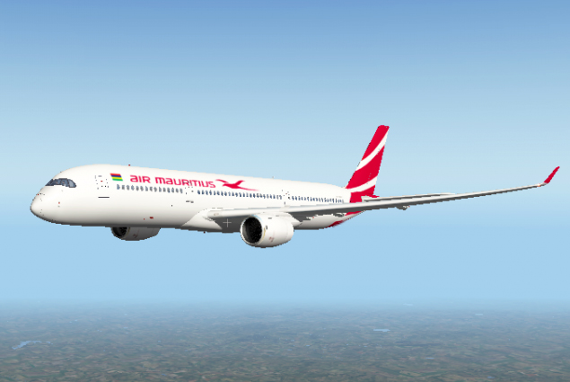 Air Mauritius’un iki A350’si burun buruna geldi