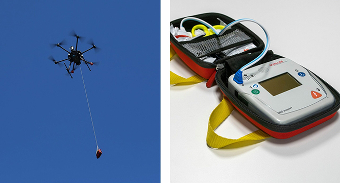İsveç’te drone hastanın hayatını kurtardı