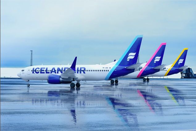 Icelandair’ın yeni boyamalı uçakları görüntülendi
