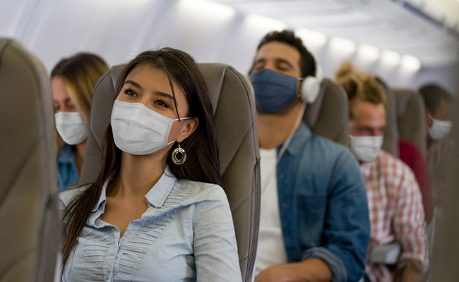 Uçakta maske takmak çok güvenli