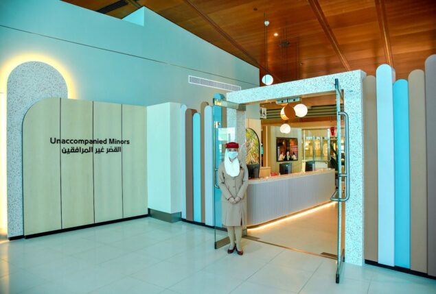 Emirates, genç yolcularına özel salon açtı