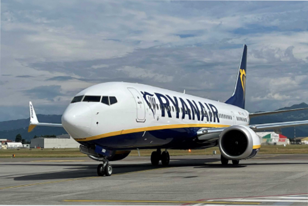 Ryanair’in B737 MAX’i Milano’ya acil indi