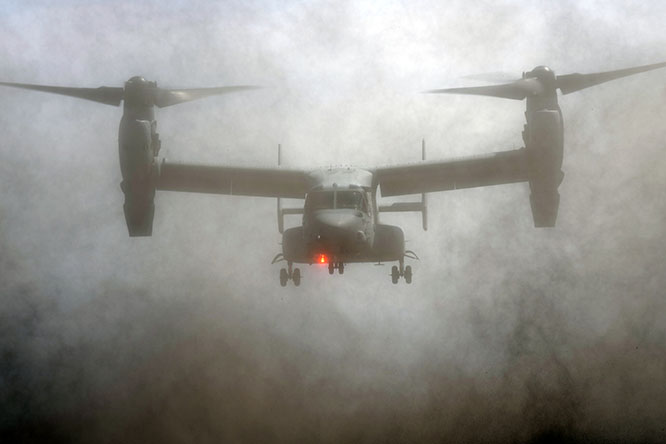 ABD’nin MV-22 Osprey’i Norveç’te tatbikatta düştü