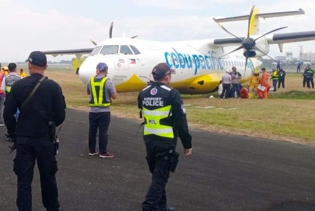 Cebu Pacific Airlines’ın ATR-72’si inişte pistten çıktı