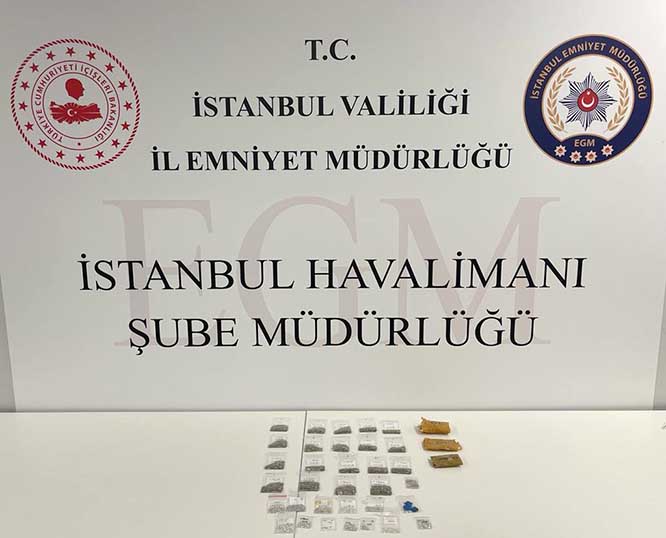 İstanbul Havalimanı’nda pırlanta operasyonu