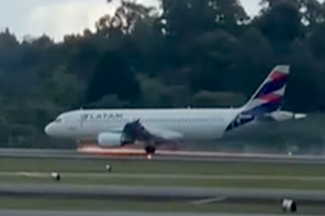 LATAM’ın A320-200’ü inişte tehlike atlattı