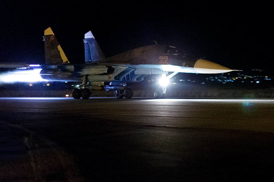 Rusya, Su-35 avcı uçaklarını gece ilk kez kullandı