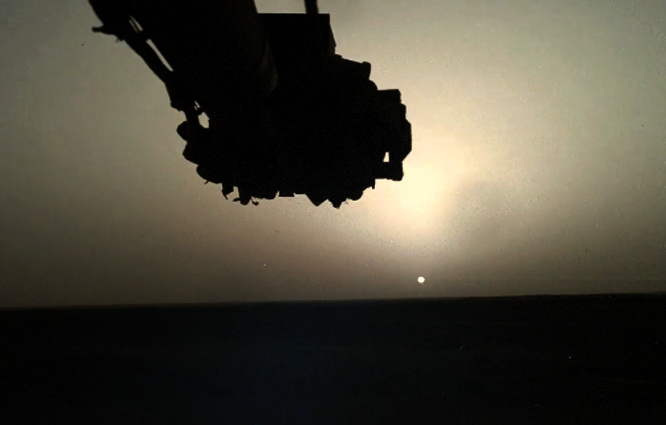 InSight Mars’ta gün doğumunu çekti
