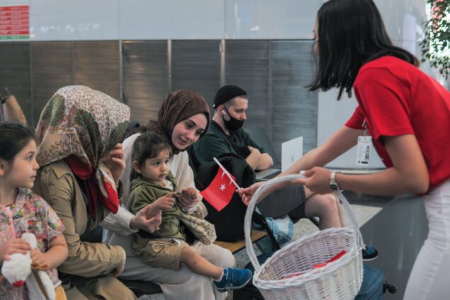 İstanbul Havalimanı’nda 19 Mayıs coşkusu