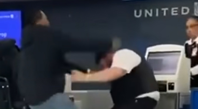 New York Newark Havalimanı’nda kavga