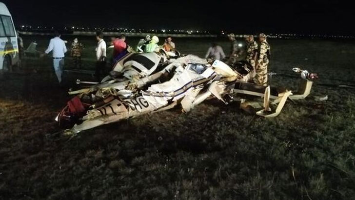 Hindistan’da Agusta A109 düştü