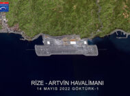 Rize-Artvin Havalimanı uzaydan böyle görüntülendi
