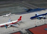 Başkanların uçakları Rize-Artvin Havalimanı’nda