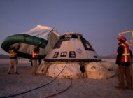 Starliner, ISS’ye erzakları bırakıp geri döndü
