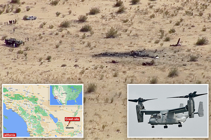 ABD Deniz Piyadesi’nin Osprey helikopteri düştü