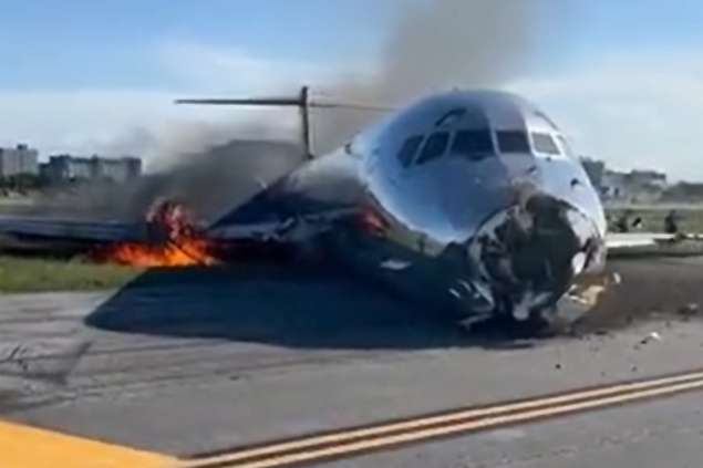 Red Air’in MD-82’sini pistten avler iç inde kaldı