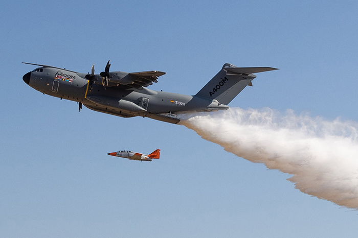 A400M yangın demo kitini başarıyla test etti