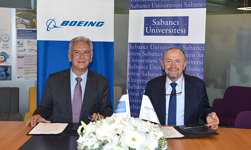 Boeing ve Sabancı Üniversitesi’nden işbirliği