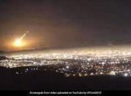 Santiago’da düşen meteor böyle görüntülendi