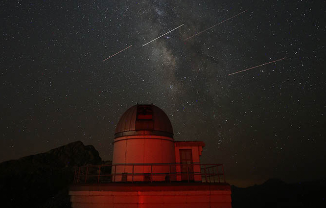 Antalya’da Gözlem Evi’ne meteor yağmuru süpriz yaptı