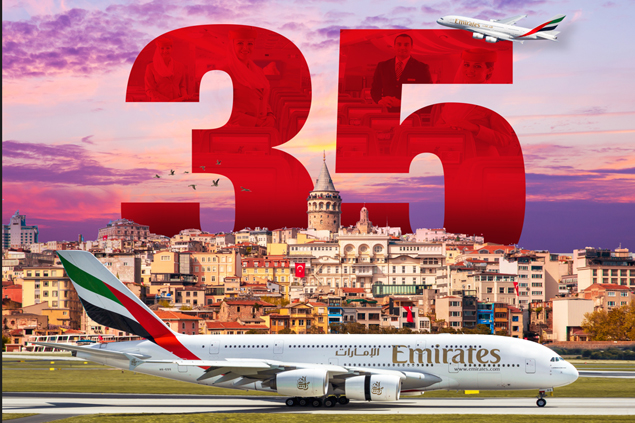 Emirates Türkiye’de 35. yılını kutluyor