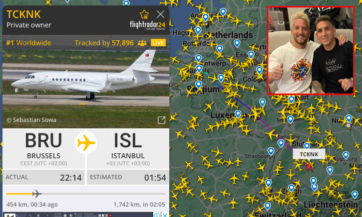 Galatasaray, Flightradar’ı zirveye taşıdı