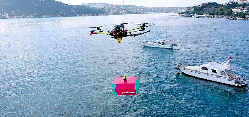 Yemeksepeti, drone ile teslimata başladı