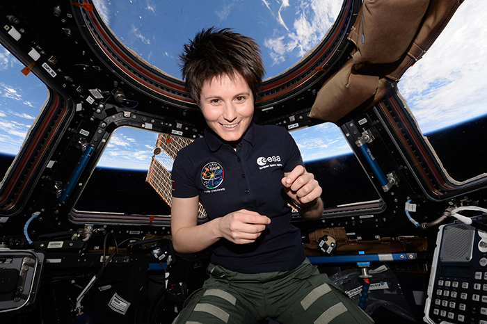 UUİ’nin komutası İtalyan astronot Samatha Cristoforetti de