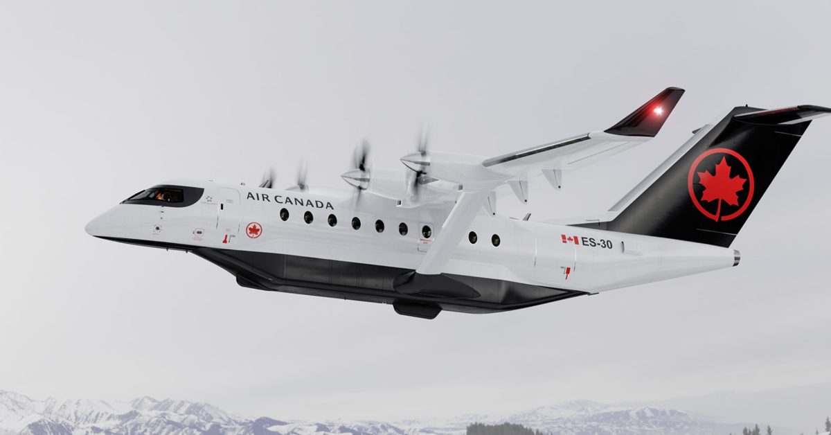 Air Canada, bölgeselde elektrikli uçak kullanacak